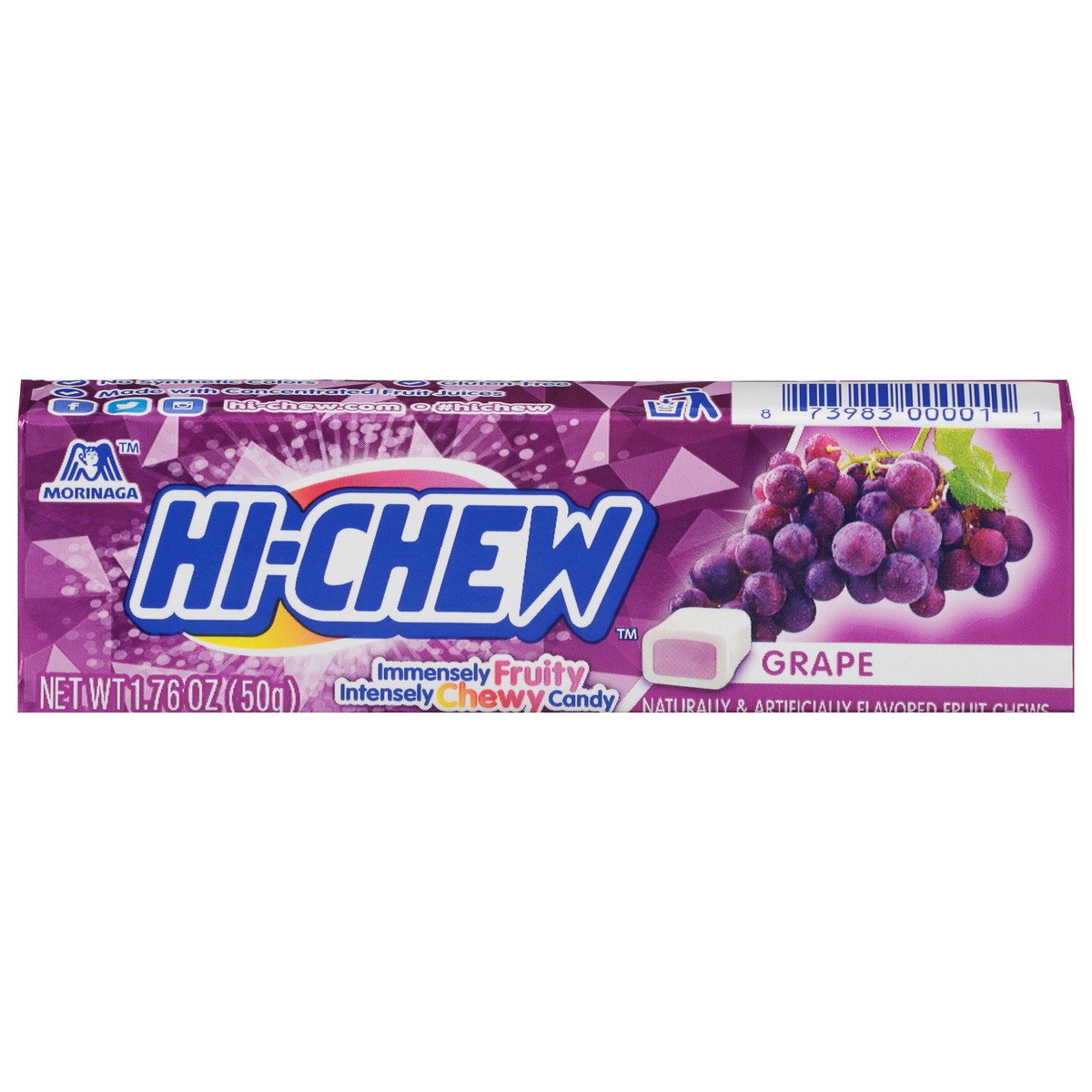 slide 13 of 13, Hi-Chew Grape Fruit Chews 1.76 oz, 1.76 oz