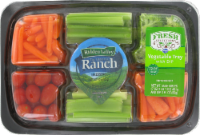 slide 1 of 2, Kroger Veggie Tray With Dip, 20 oz