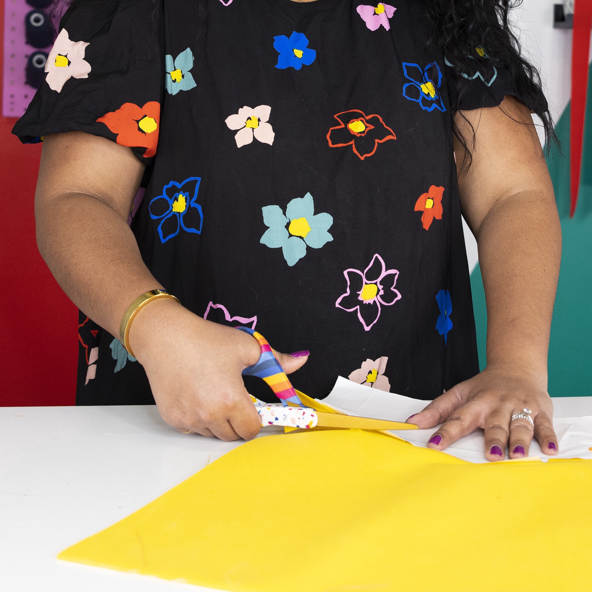 slide 2 of 7, Fiskars Created With Fiskars 8" Sew Bold Scissors, 8 in