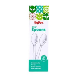 Hy-Vee Clear Spoons