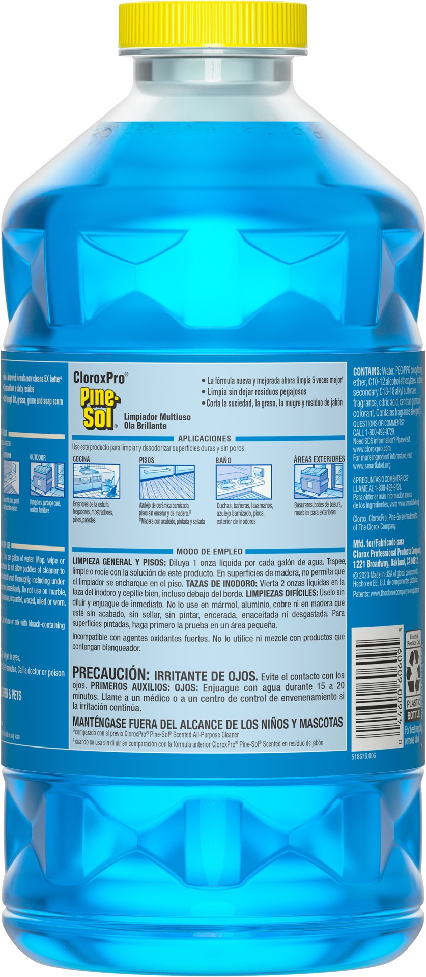 slide 3 of 5, Clorox Pro Pine Sol Cleaner Sparkling Wave, 80 oz