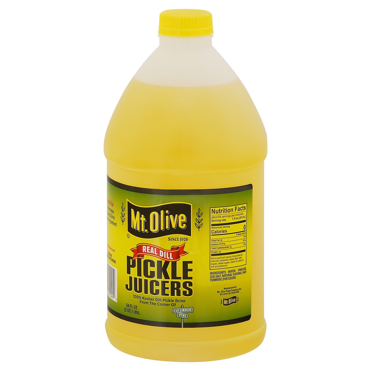 slide 5 of 9, Mt. Olive Real Dill Pickle Juicers 64 fl oz, 64 fl oz