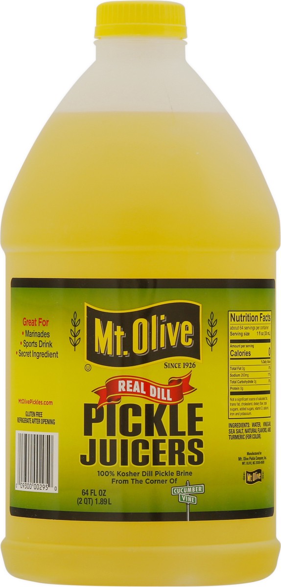 slide 8 of 9, Mt. Olive Real Dill Pickle Juicers 64 fl oz, 64 fl oz