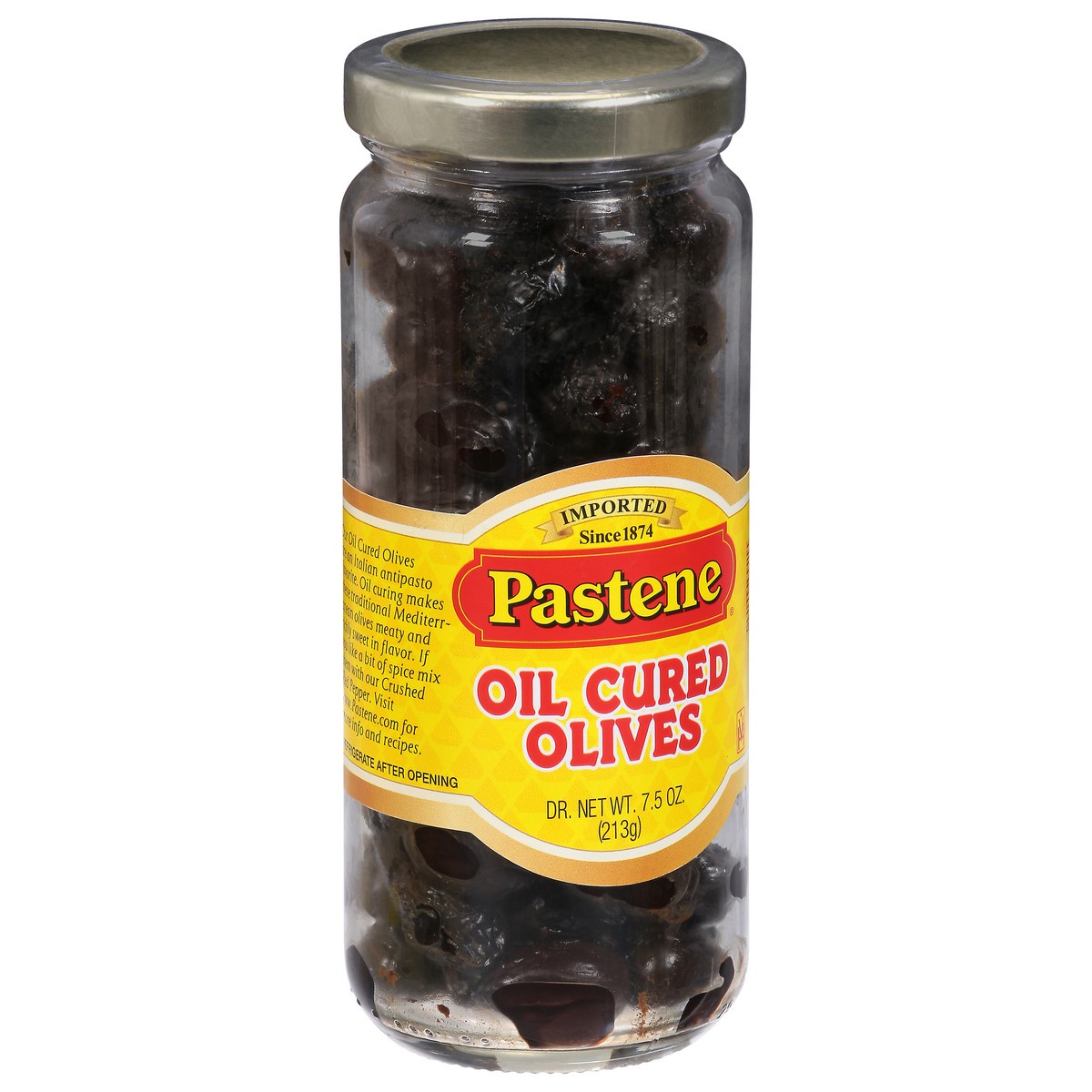 slide 2 of 9, Pastene Oil Cured Olives, 7.5 oz