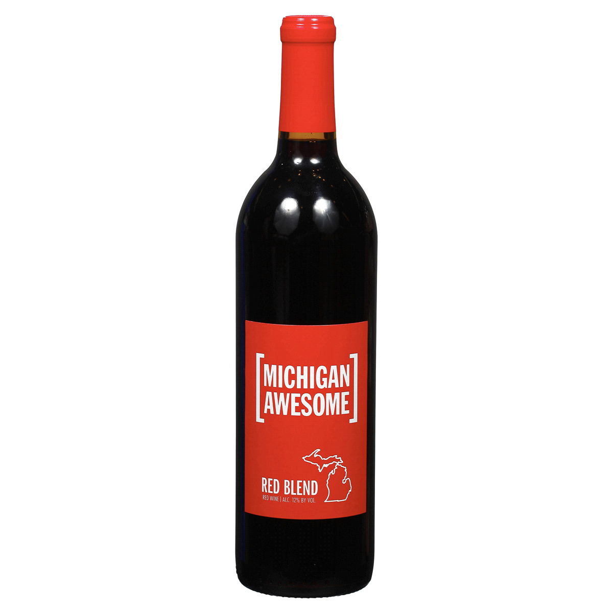 slide 1 of 5, Michigan Brand Michigan Awesome Red Blend Wine, 750 ml