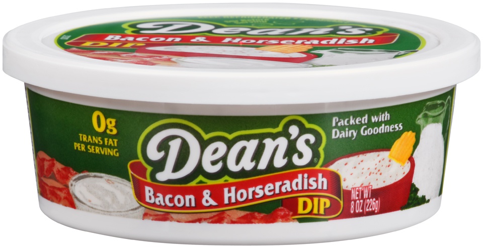 slide 1 of 1, Dean's Bacon & Horseradish Dip, 8 oz