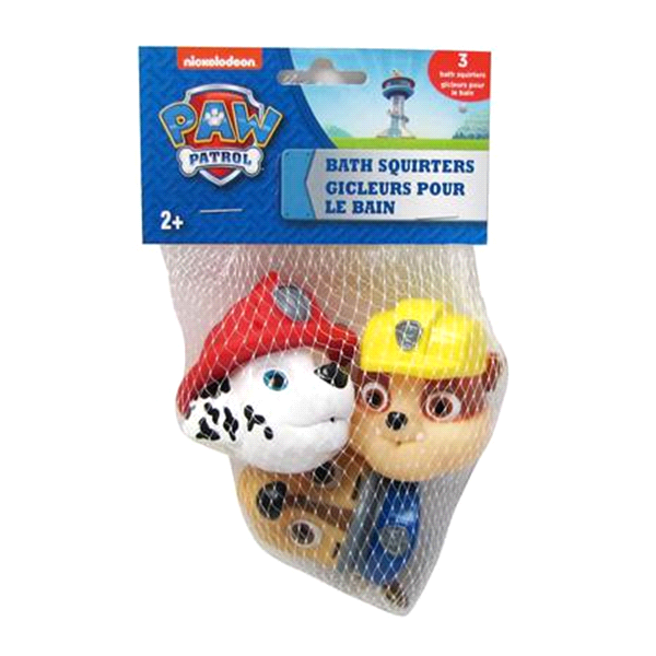 slide 1 of 3, Paw Patrol Bath Squirters, 1 ct