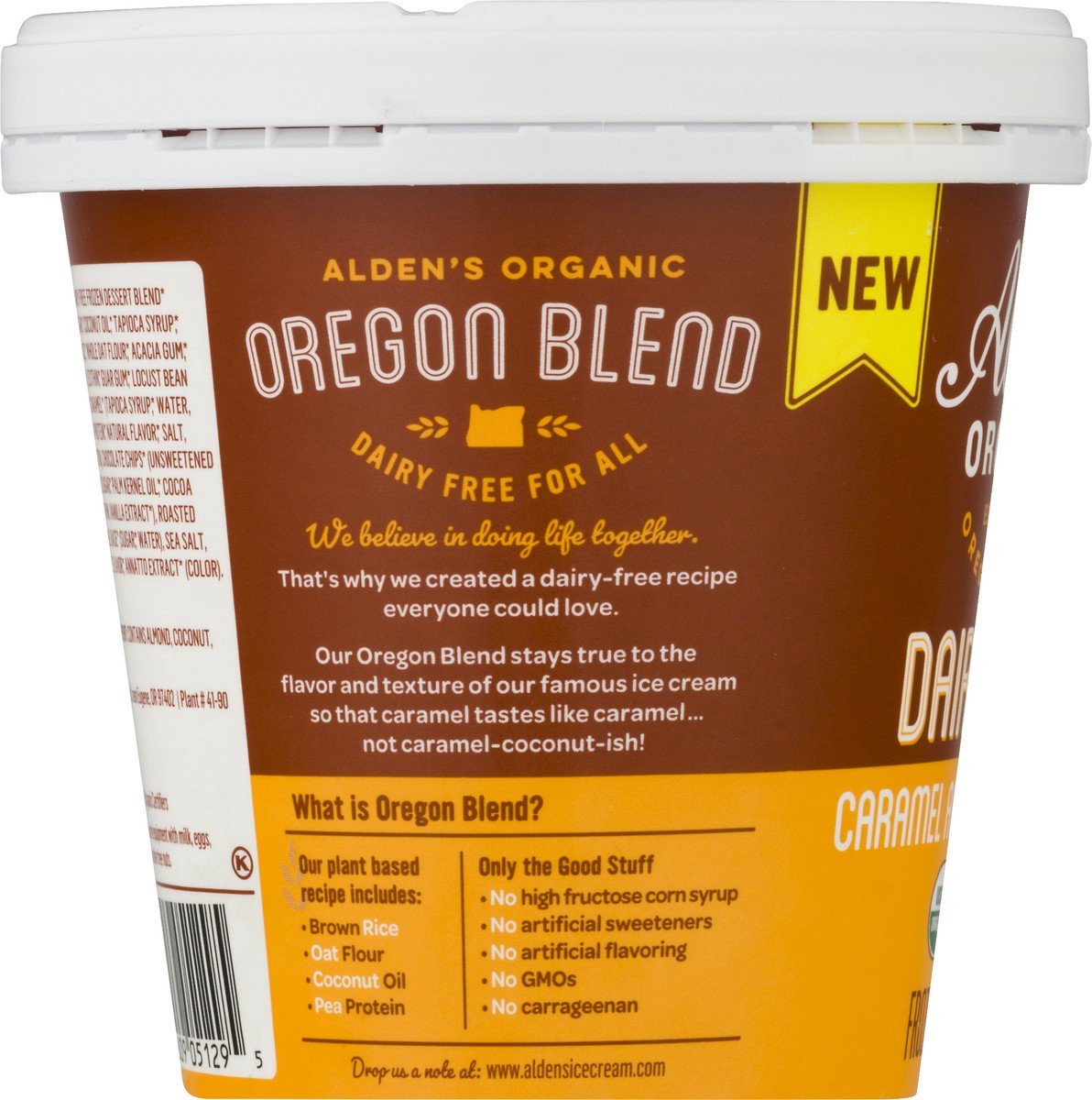 slide 8 of 11, Alden's Organic Dairy Free Caramel Almond Crunch, 14 oz