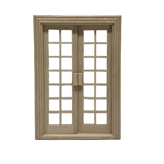 slide 1 of 3, Miniature French Doors By Make Market, 7.64 in x 5.35 in x 0.51 in