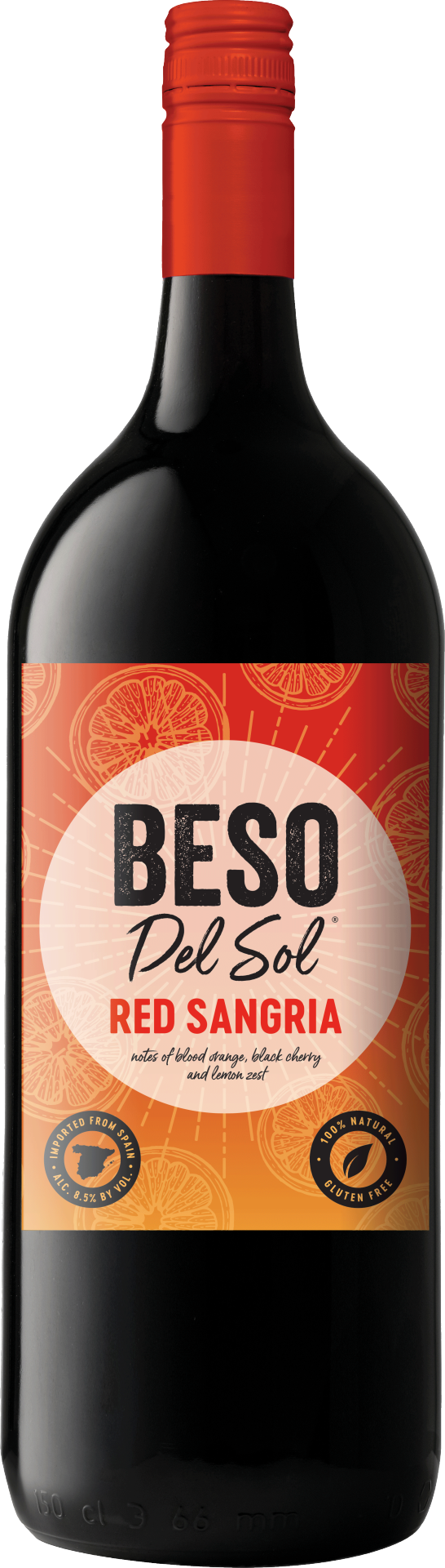 slide 1 of 2, Beso Del Sol Red Sangria Red Wine, 1.5 liter