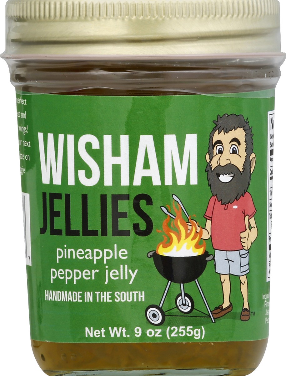 slide 1 of 3, Wisham Jellies Pepper Jelly 9 oz, 9 oz