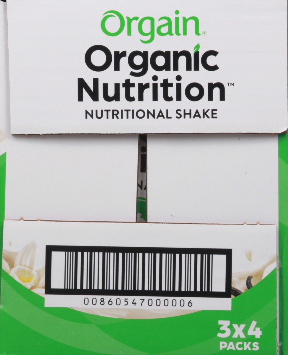 slide 2 of 9, Orgain Organic Nutrition Shake, Grass Fed Protein, Vanilla Bean - 132 fl oz, 132 fl oz