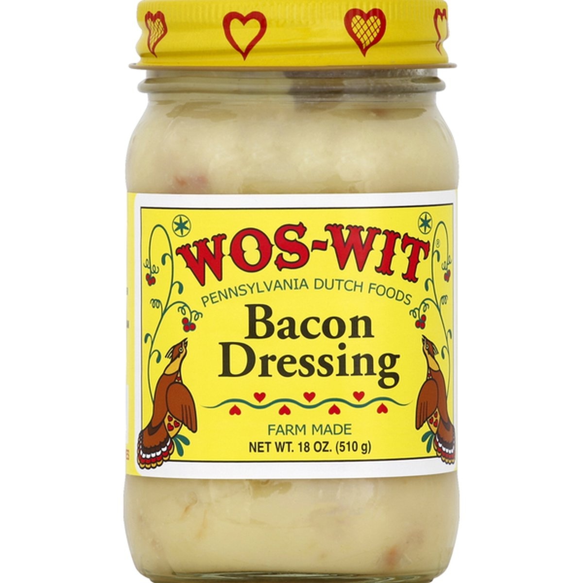 slide 1 of 1, Wos-Wit Bacon Dressing, 18 fl oz