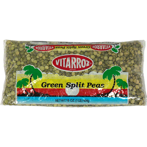 slide 1 of 1, Vitarroz Green Split Peas, 16 oz