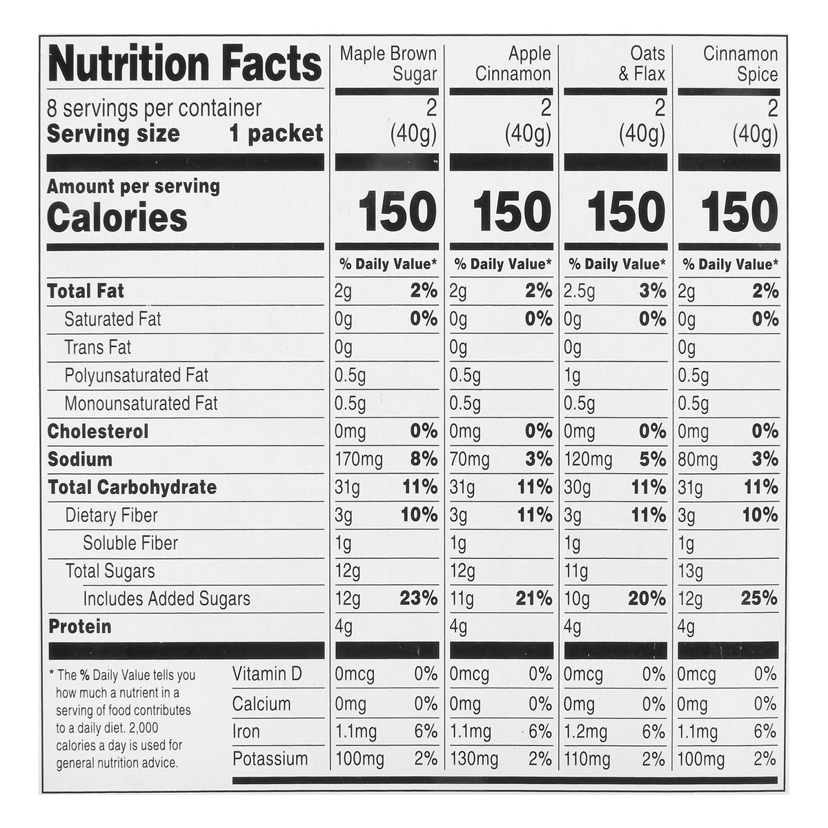 slide 10 of 14, Full Circle Market Organic Variety Pack Instant Oatmeal 8 ea, 8 ct