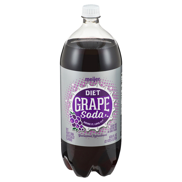 Meijer Diet Grape Soda 2 liter | Shipt