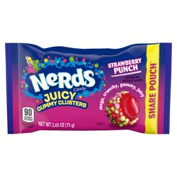 Nerds Juicy Gummy Clusters 2.65 Ounce Share Pouch