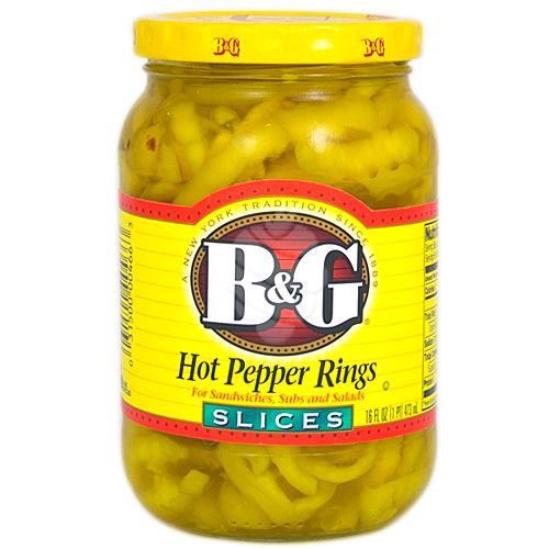 slide 1 of 1, B&G Hot Ban.Pep.Rings, 1 ct