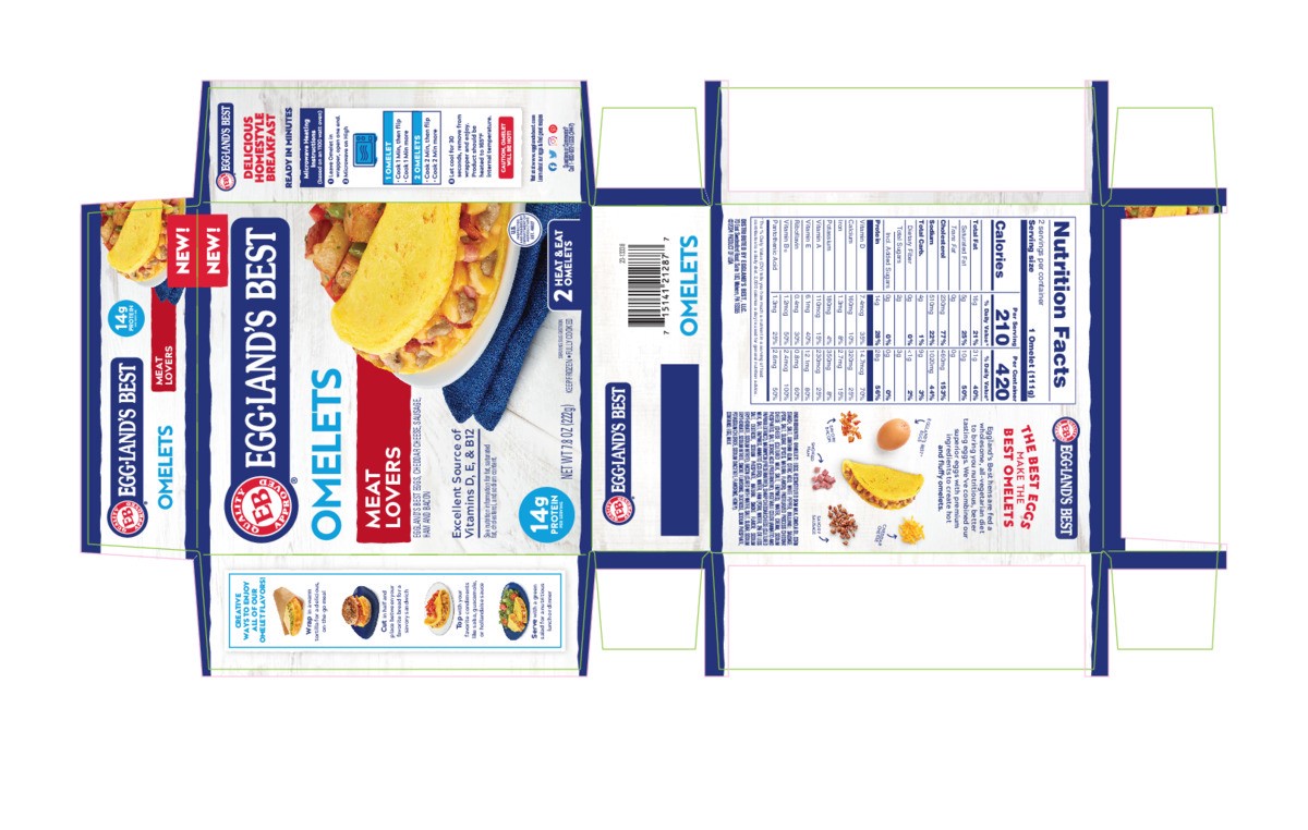 slide 7 of 10, Eggland's Best Meat Lover Omelet 7.8 Ounces, 7.8 oz