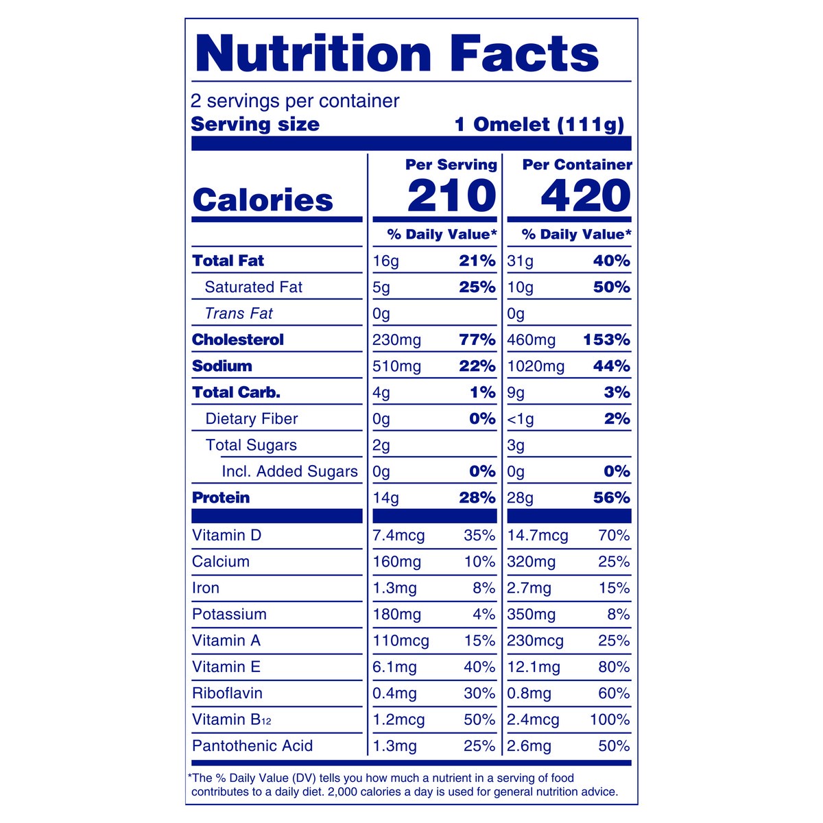slide 10 of 10, Eggland's Best Meat Lover Omelet 7.8 Ounces, 7.8 oz