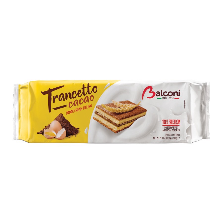 slide 1 of 1, Balconi Trancetto Chocolate Snack Cakes, 9.9 oz