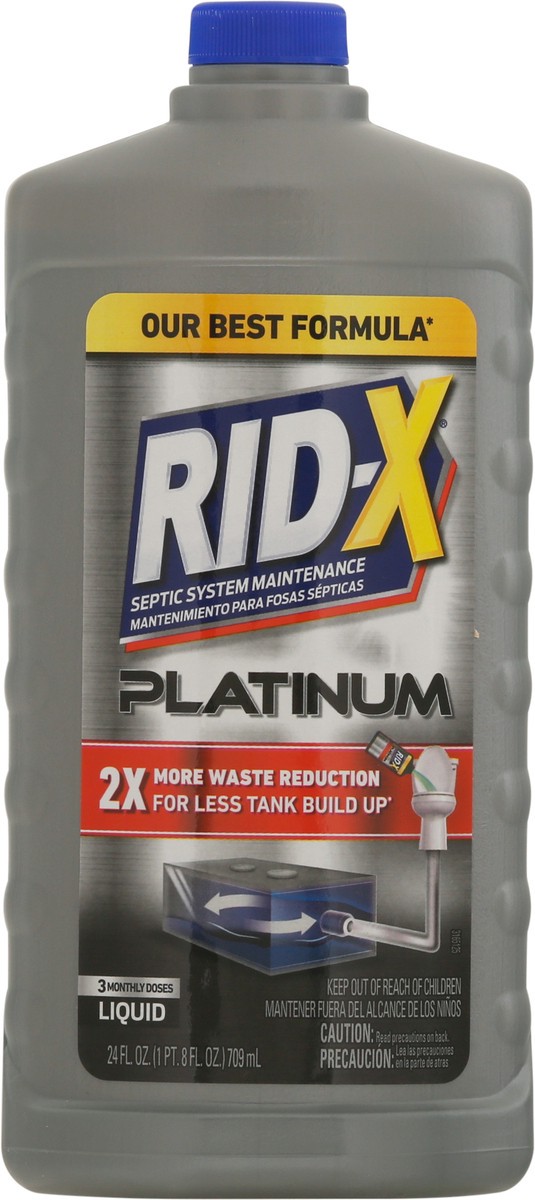 slide 11 of 13, RID-X Platinum Liquid Septic System Maintenance 24 fl oz, 24 fl oz
