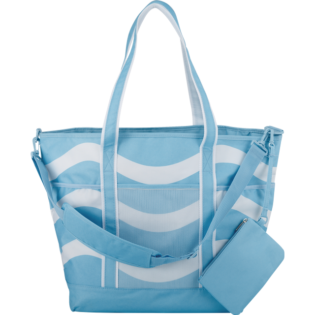 slide 1 of 1, LIFE IS A BEACH Jumbo Beach Bag, 1 ct