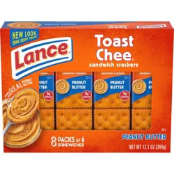 Lance ToastChee Peanut Butter Sandwich Crackers
