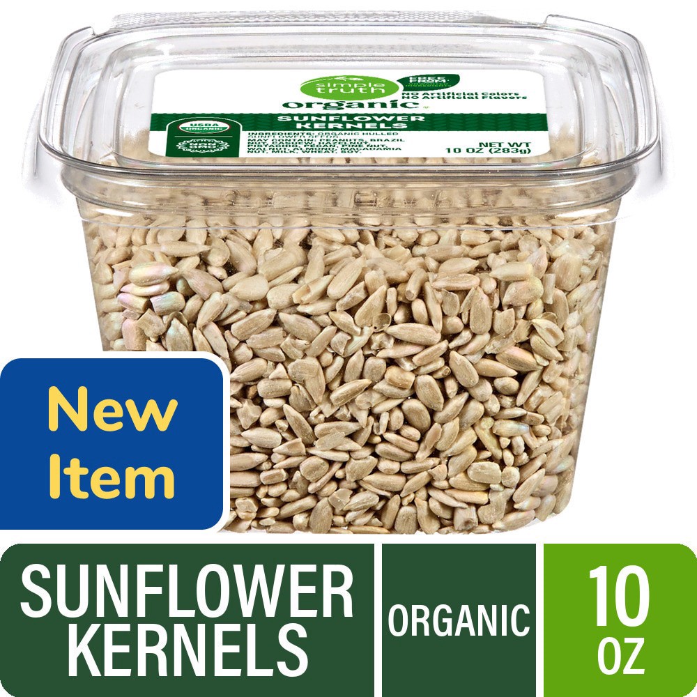 slide 1 of 1, Simple Truth Organic® Sunflower Kernels, 10 oz, 10 oz