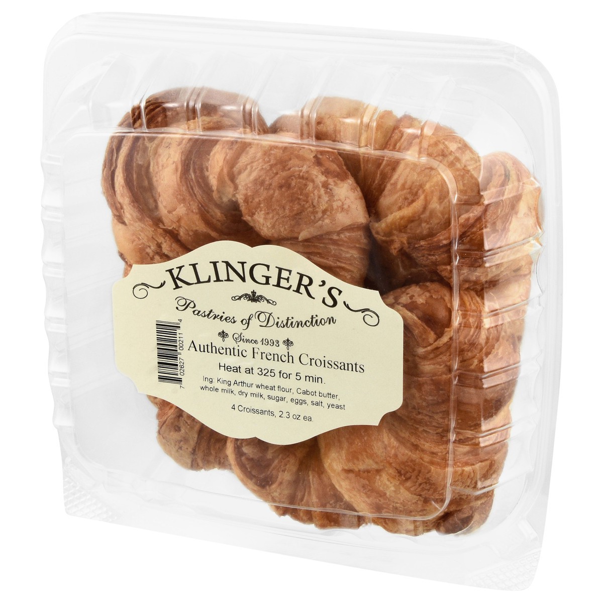 slide 4 of 4, Authentic French Croissant 4 Pk, 4 ct