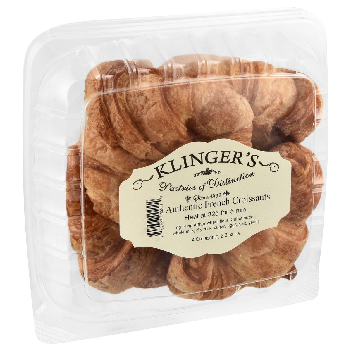 slide 2 of 4, Authentic French Croissant 4 Pk, 4 ct