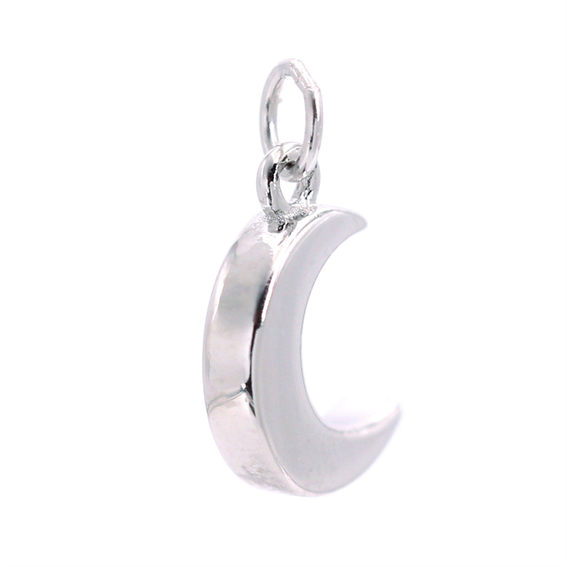 slide 5 of 7, Sterling Silver Moon Icon Charm By Bead Landing, 0.39 in x 0.29 in x 0.09 in