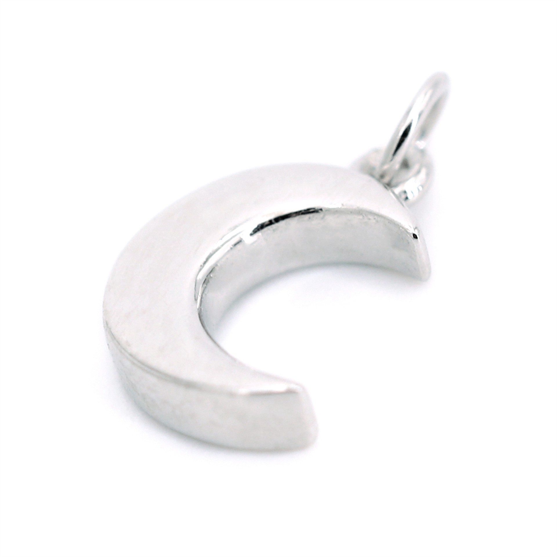 slide 2 of 7, Sterling Silver Moon Icon Charm By Bead Landing, 0.39 in x 0.29 in x 0.09 in