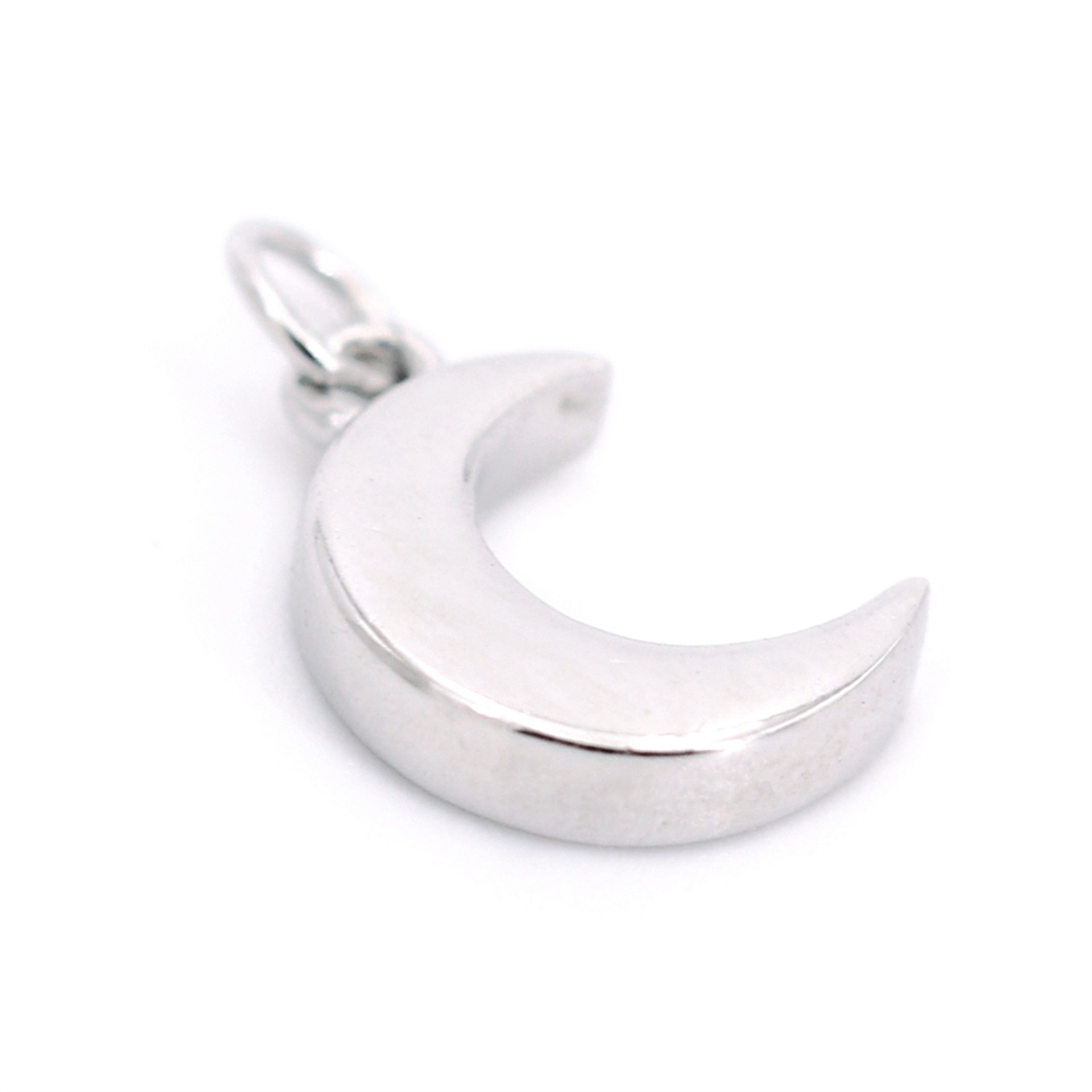 slide 6 of 7, Sterling Silver Moon Icon Charm By Bead Landing, 0.39 in x 0.29 in x 0.09 in