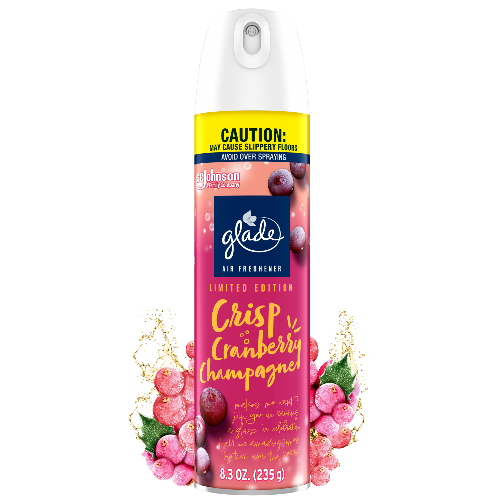 slide 2 of 5, Glade Crisp Cranberry Champagne, 8.3 oz