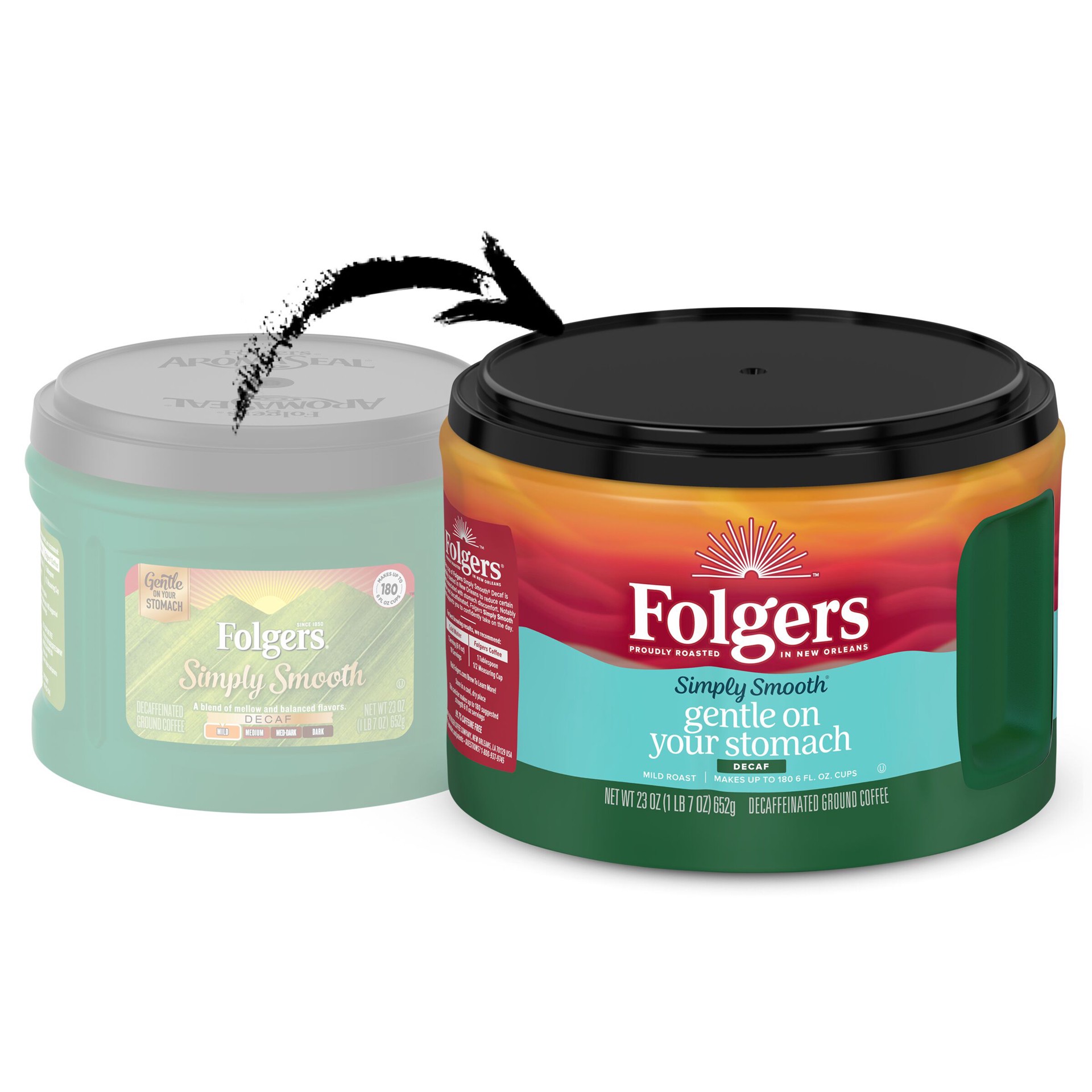 slide 2 of 5, Folgers Coffee - 23 oz, 23 oz