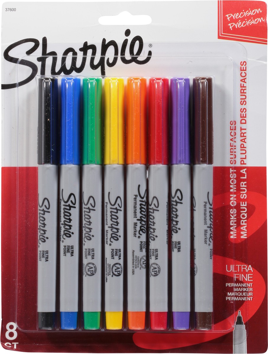 slide 2 of 9, Sharpie Ultra Fine Permanent Marker 8 ea, 8 ct