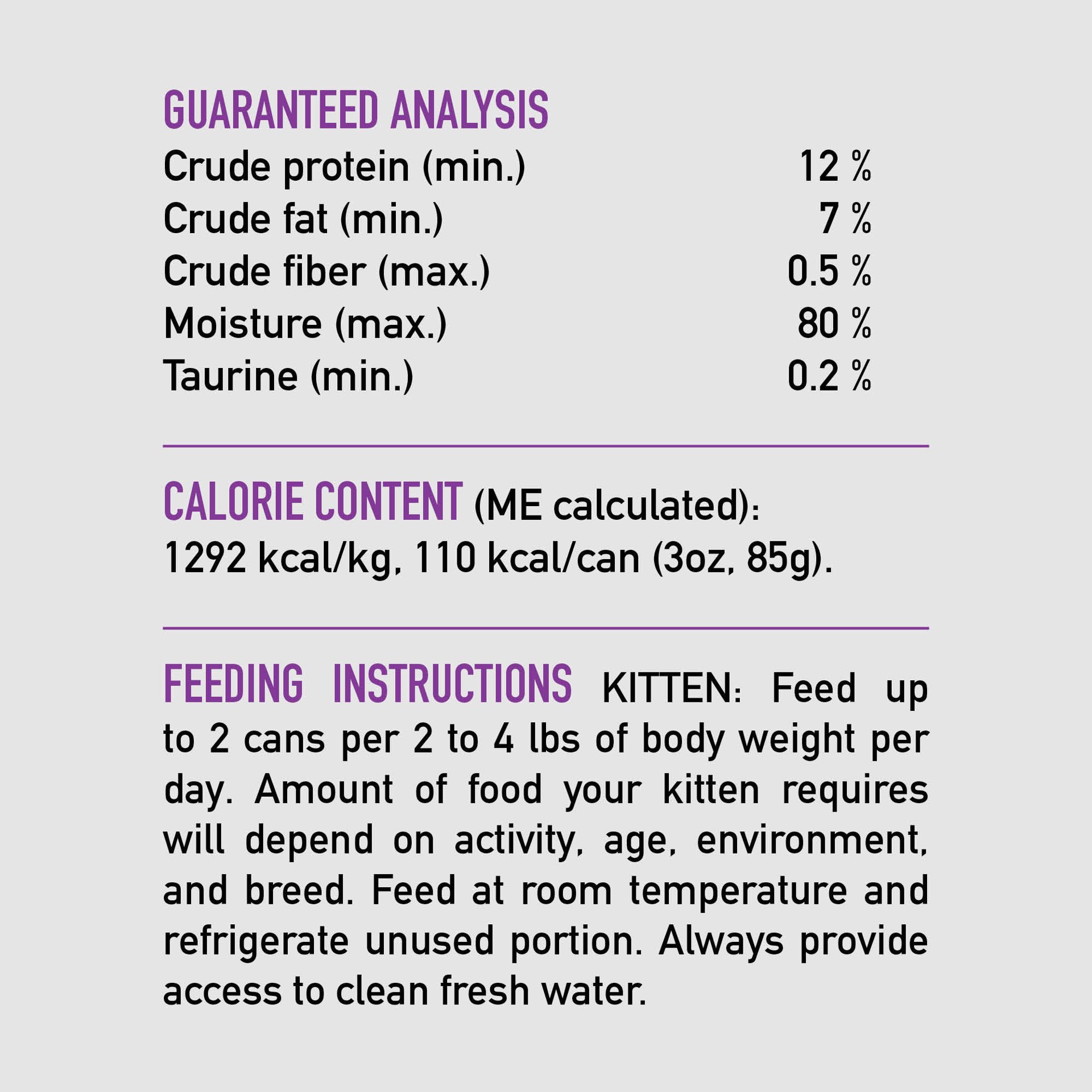 slide 4 of 4, ORIJEN Chicken + Salmon Entrée in Bone Broth - Kitten Recipe, 3oz, case of 24 cans, 3 oz