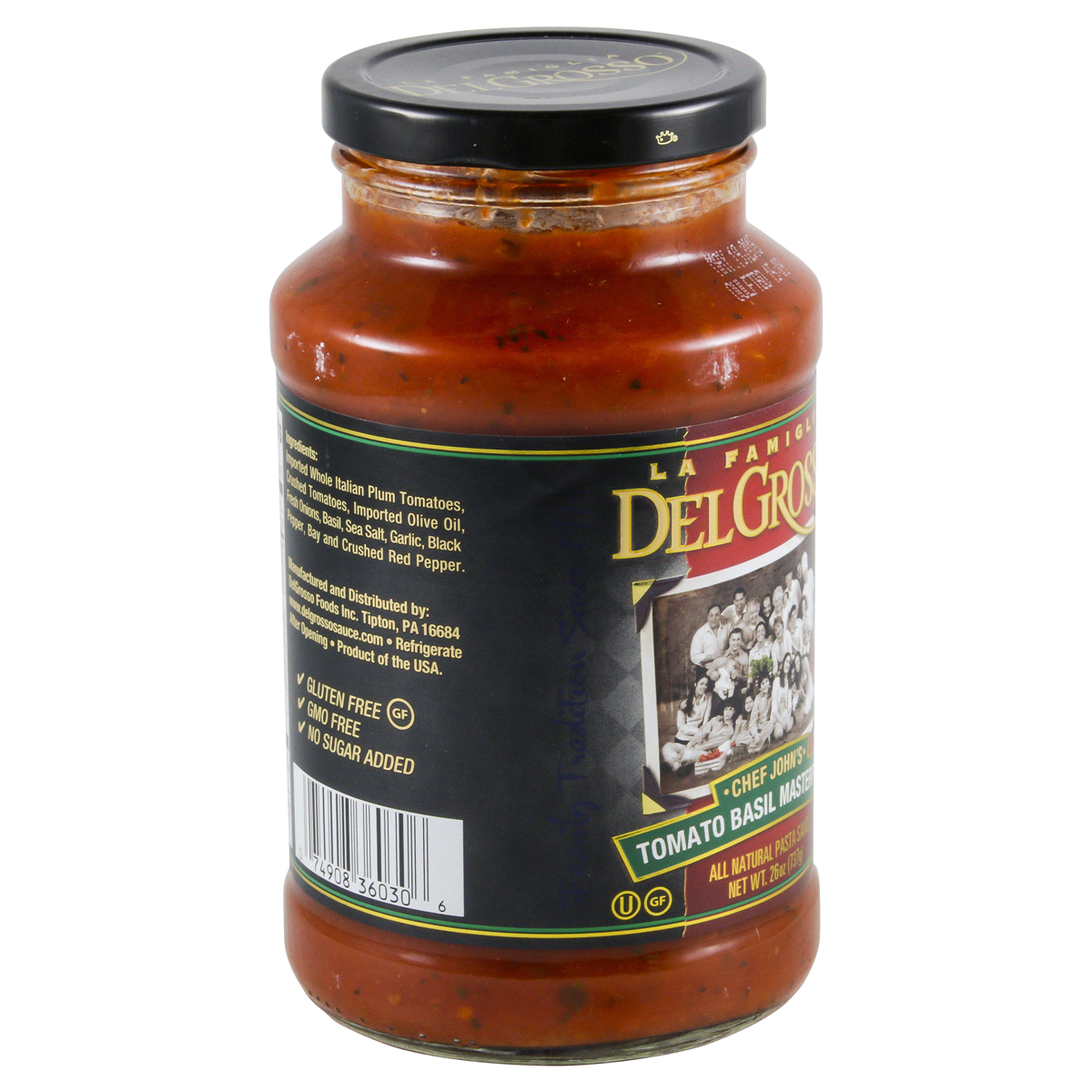 slide 4 of 4, DelGrosso Chef John's Tomato Basil Sauce 26 oz, 26 oz