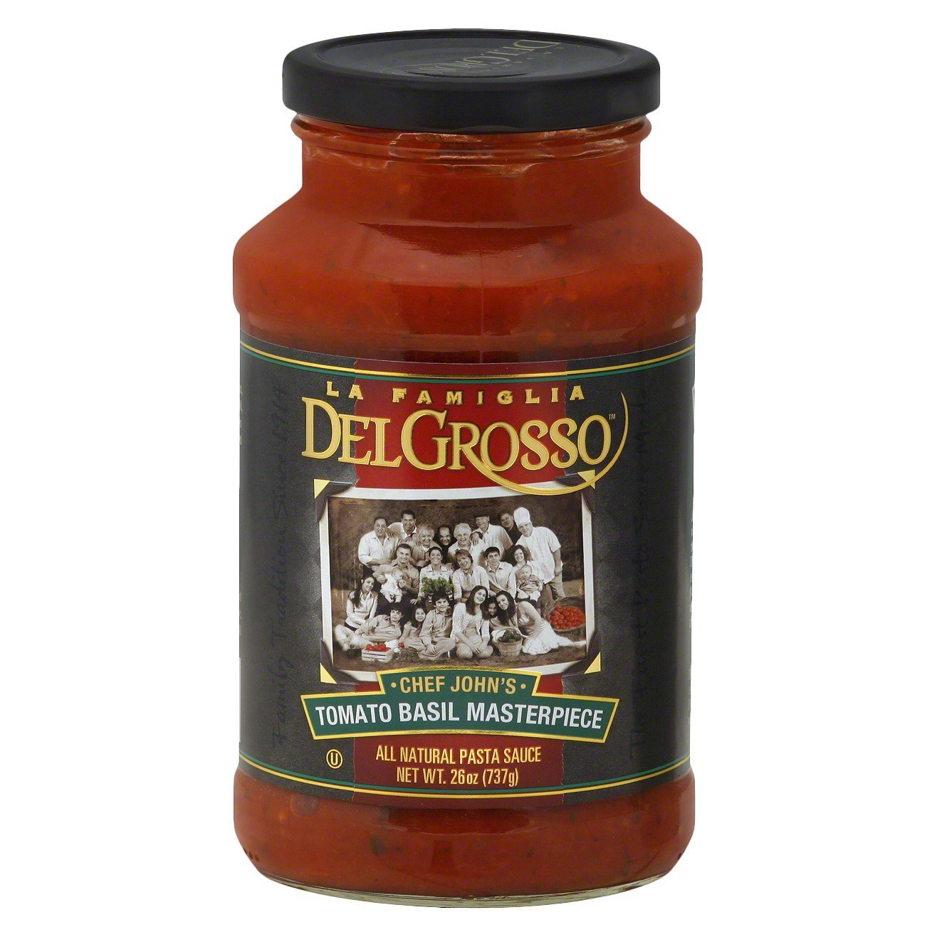 slide 1 of 4, DelGrosso Chef John's Tomato Basil Sauce 26 oz, 26 oz