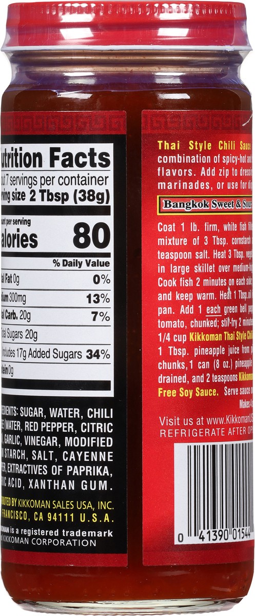 slide 9 of 13, Kikkoman Thai Style Chili Sauce 9.3 oz, 9.3 oz
