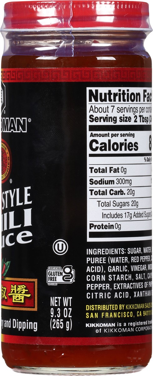 slide 3 of 13, Kikkoman Thai Style Chili Sauce 9.3 oz, 9.3 oz