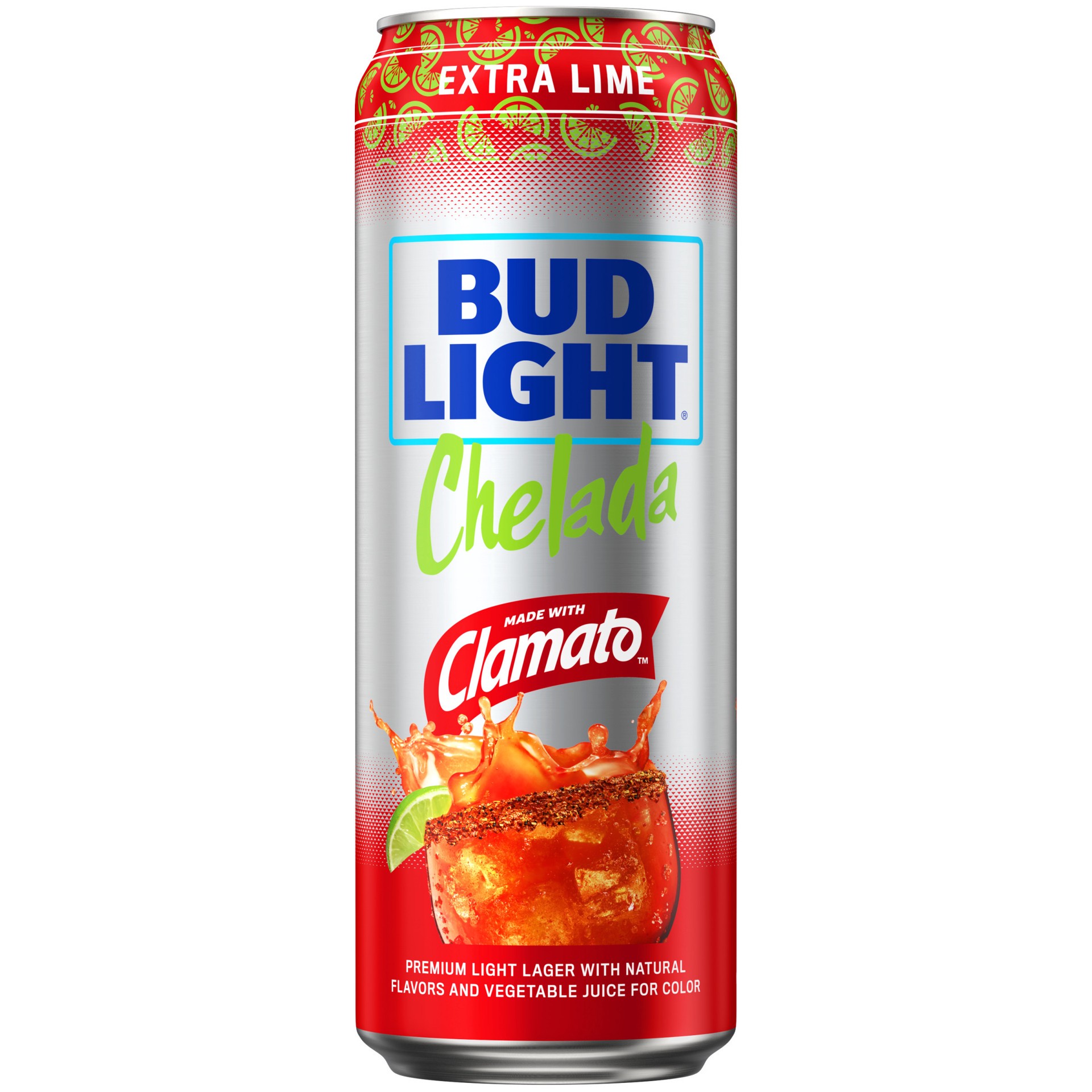 slide 1 of 2, Bud Light Extra Lime Chelada 25 fl oz Tall Can, 25 fl oz