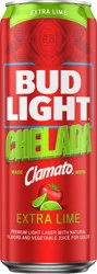 Bud Light Extra Lime Chelada With Clamato 25 fl oz