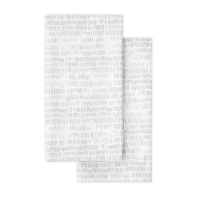 slide 1 of 7, Artisanal Kitchen Supply Crossroads Napkins - Grey, 2 ct