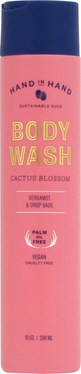 slide 2 of 9, Hand in Hand Bergamot & Crisp Basil Body Wash 10 oz, 10 oz