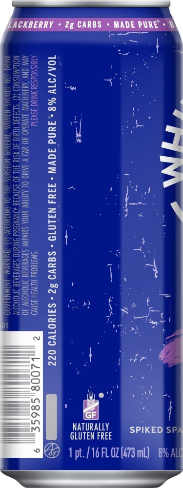 slide 4 of 4, White Claw Surge Blackbry 16Oz, 1 ct