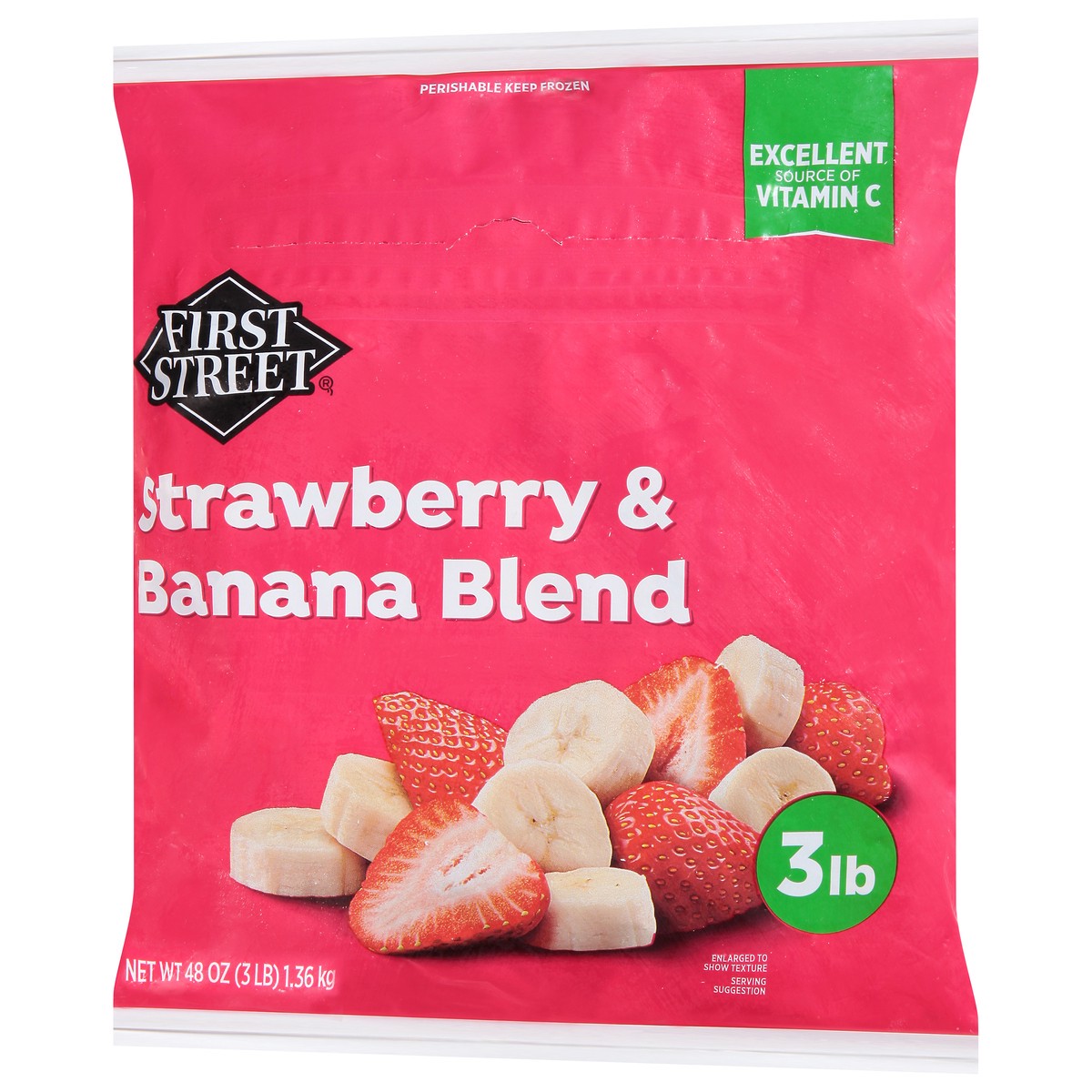 slide 9 of 14, First Street Strawberries & Bananas, 48 oz