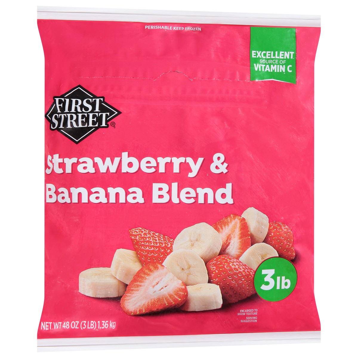 slide 5 of 14, First Street Strawberries & Bananas, 48 oz