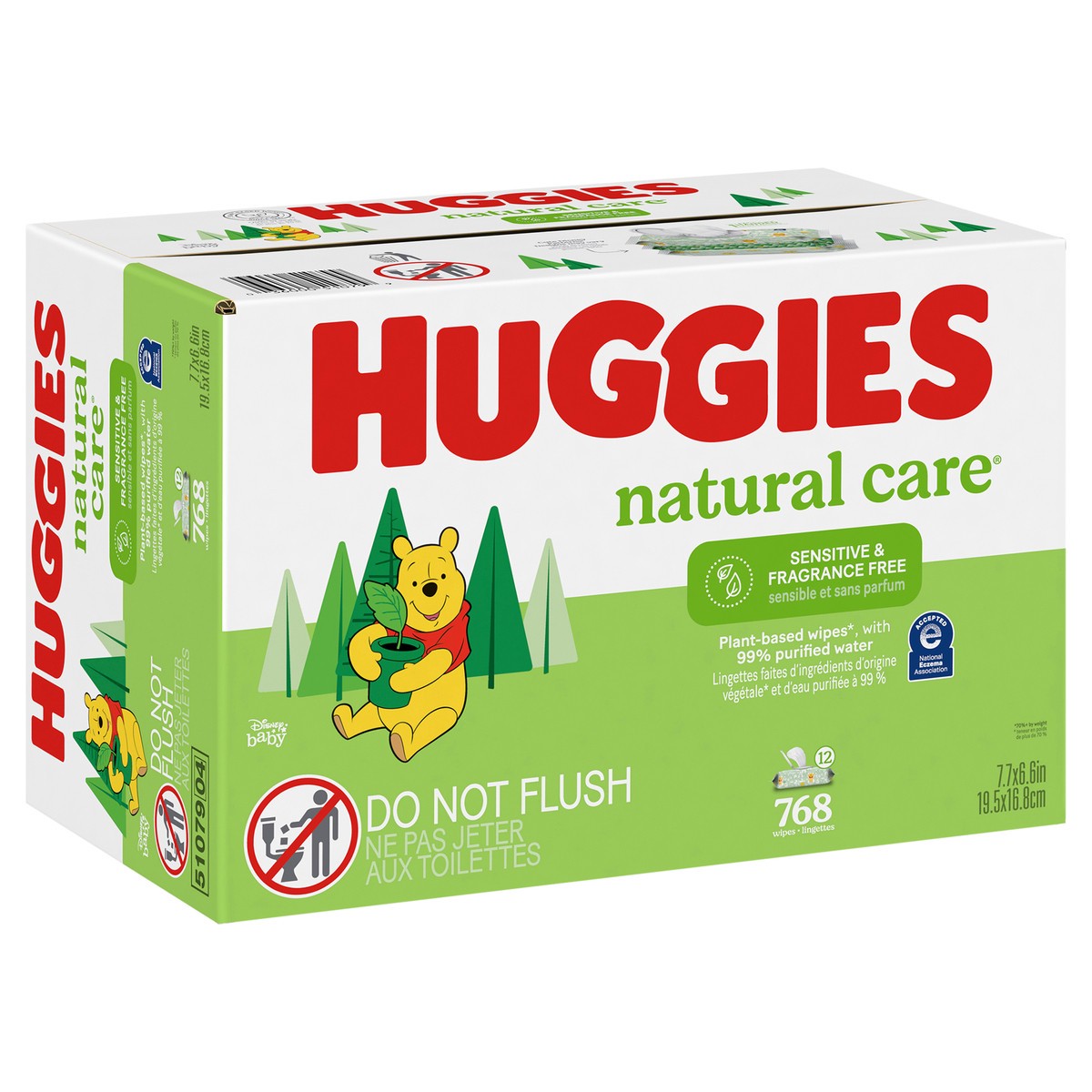 slide 8 of 9, Huggies Natural Care Sensitive Baby Wipes, Unscented, 768 ct